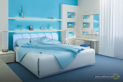 girls-blue-bedroom