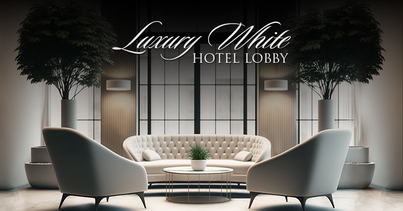 luxury white lobby hotel