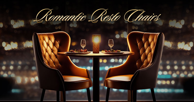 romantic dinner resto chair